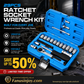 🧰 Every Spanner You’ll Ever Need. 29pc Multi-Size Socket Kit in a Portable Case. Half Price Today. Free UK Delivery