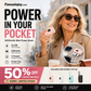 🔋 Pocket-Sized Power – 5000mAh Mini Charger for iPhone & Android. 50% Off. UK Stock