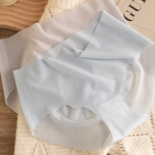 Ultra thin ice silk panties for women(Pack of three)