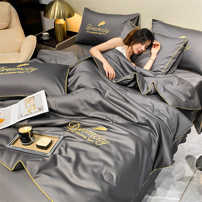 49%🔥OFF BEST DISCOUNT -Modern Simple Washed Ice Silk Air Conditioner Comforter