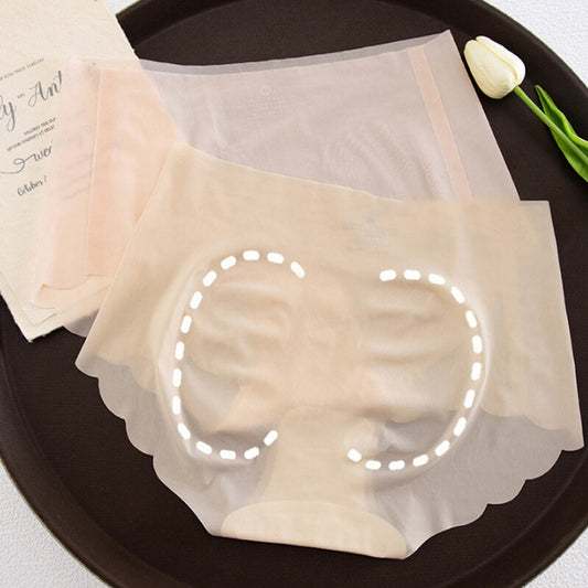 Women's seamless summer ice silk underwear