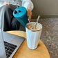 600ml Stretchy Straw Coffee Carry-Cup