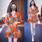 Ladies Stylish Printed Dress 2-piece Set
