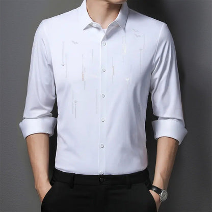 🔥BUY 2 Free shipping🔥Men's Wrinkle-Free Long Sleeve Shirt