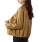 ✨2024 NEW-Women's shirt short leather jacket