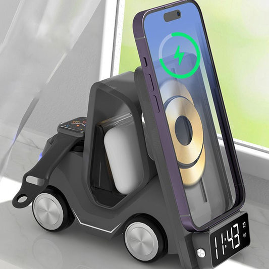 🎁[Creative Gift] 5 in 1 Car Shaped Fast Wireless Charger Holder - 50% off for a limited time