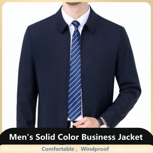 Men's Solid Color Business Jacket（50% OFF）