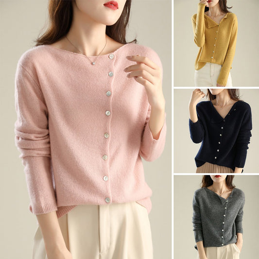 Cashmere Knit Cardigan - Buy 2 Free Shipping