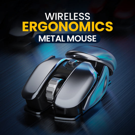 Ergonomic Metal 🔥Wireless Mouse Buy 2 Free🔥 Shipping