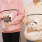Large Kangaroo Pouch - Cat Pullovers Cuddle Pocket