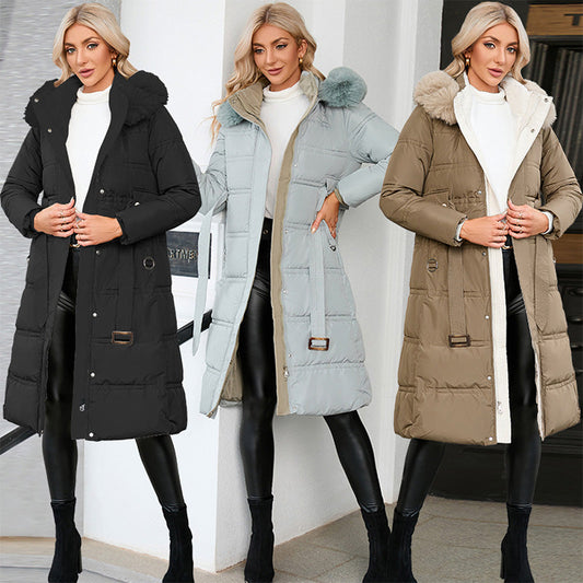 Best Gift for Her - Women's Winter Mid-Length Slim Cotton Coat Jacket
