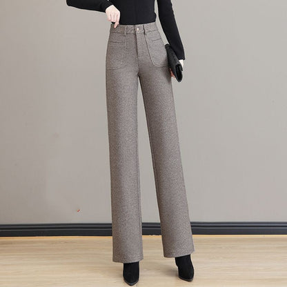 [🎊Christmas super discount🎊] Women's High Waisted Thermal Straight Leg Pants