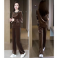 💃[Best Gift for Her] Women's Soft Casual Long Sleeve & Pants Suit