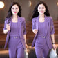 ⏰Last day sales🔥- Woman's Fashionable And Slim Blazer 3-piece Suit Set(🎁FREE SHIPPING)