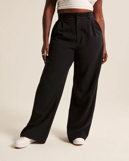 🔥Last Day Free Shipping?HIGH WAIST TAILORED WIDE LEG PANTS